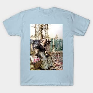 Bye Baby Bunting - Mother Goose - Arthur Rackham T-Shirt